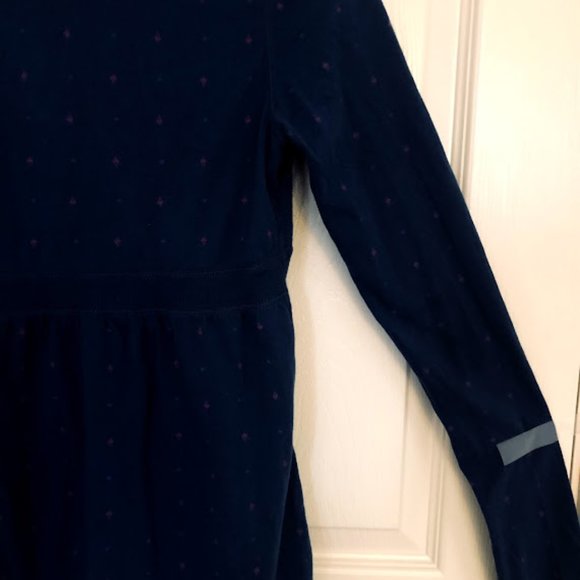 AMERICAN EAGLE blue blouse / top w hood, M - Picture 8 of 14